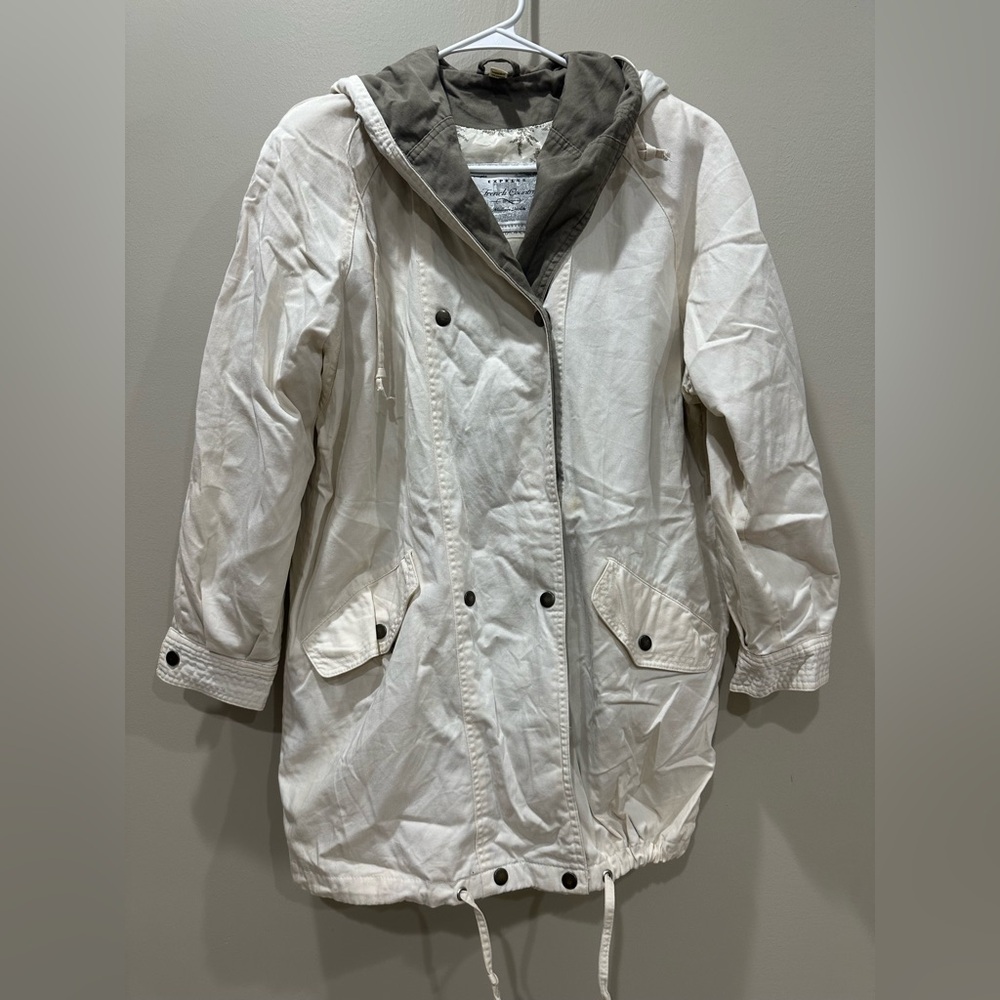 Express Off White Utility Jacket